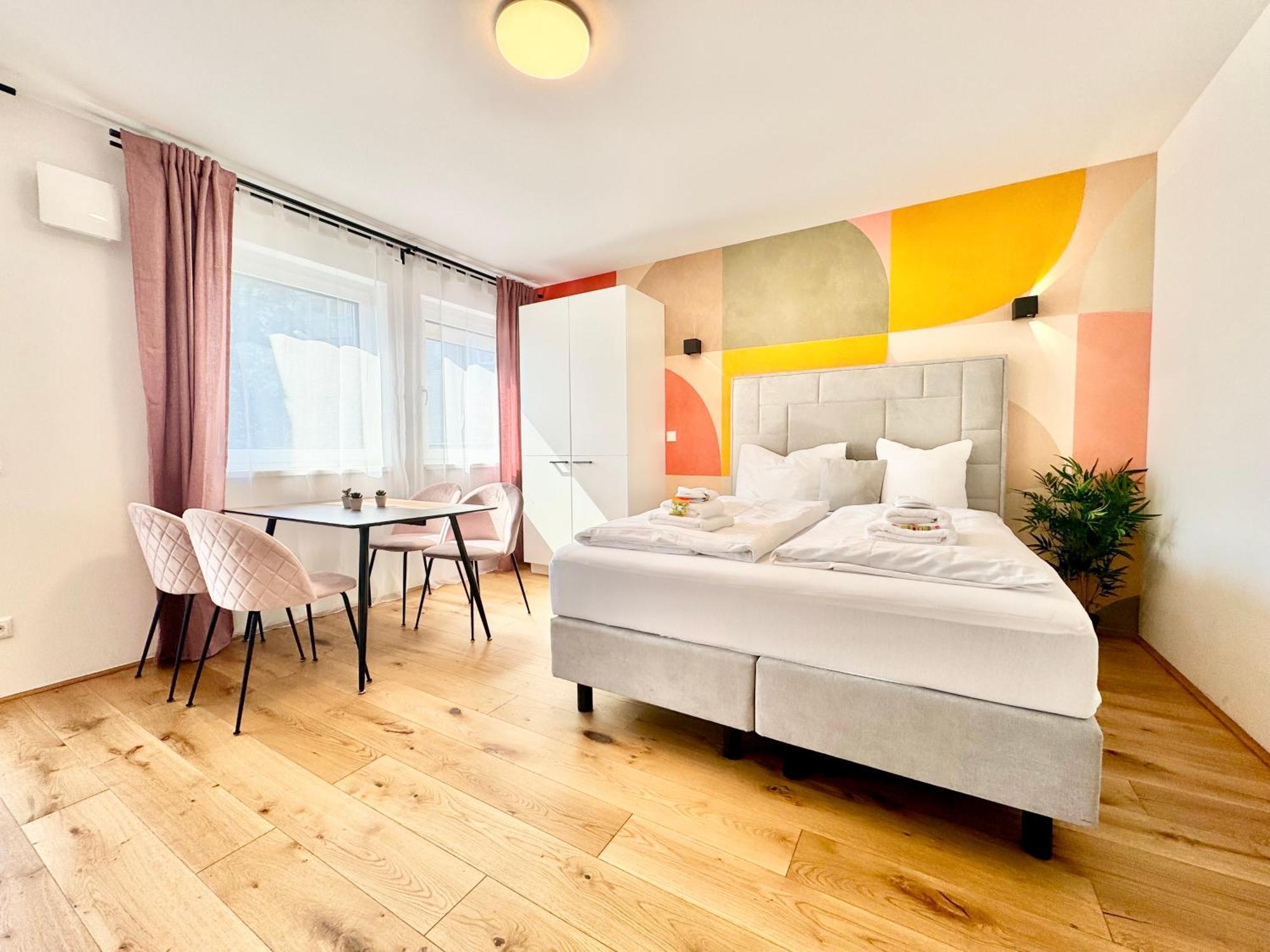 Stylische Wohnung Mit Balkon Viena Exterior foto